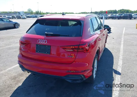 2022 Audi Q3 Premium Plus 45 Tfsi S Line Quattro Tiptronic z USA, uszkodzony, nr VIN WA1EECF36N1143301